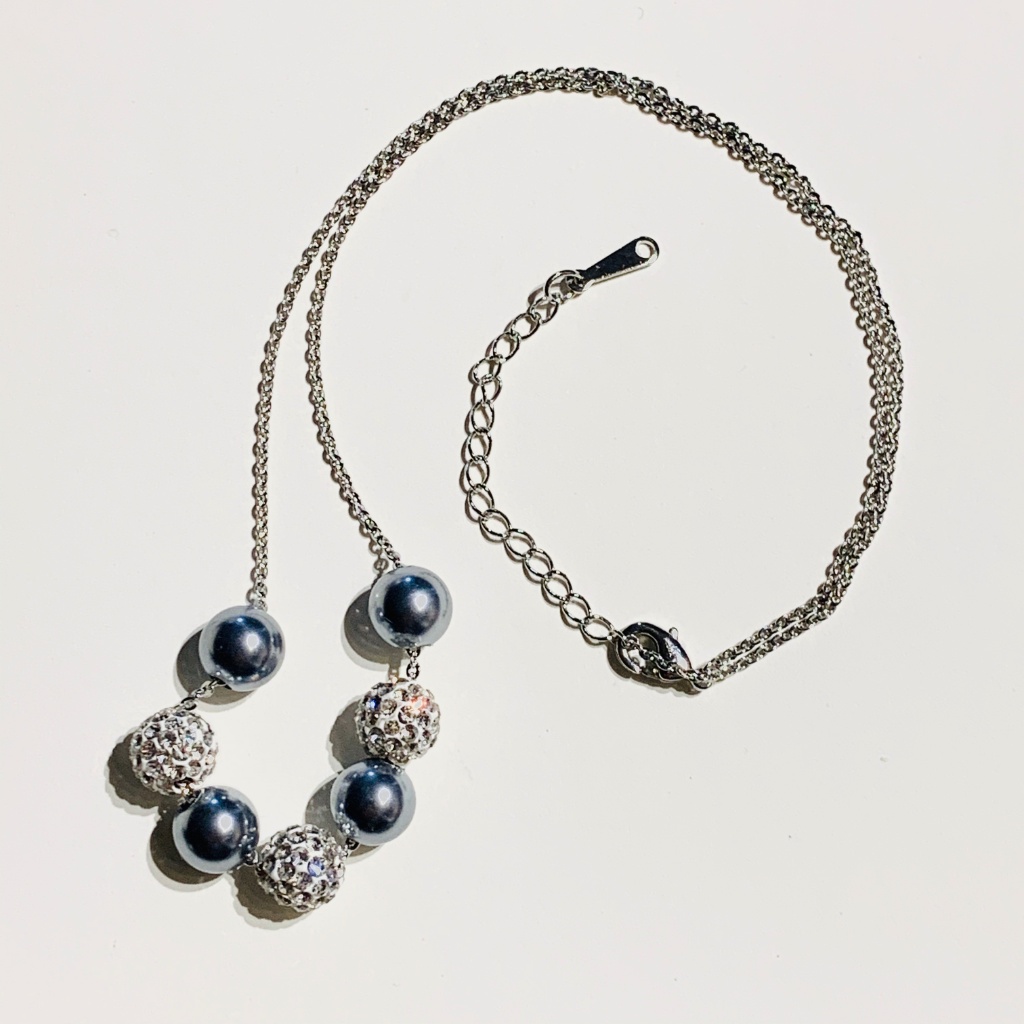 Dazzling MultiColor Pearl Ball Necklace